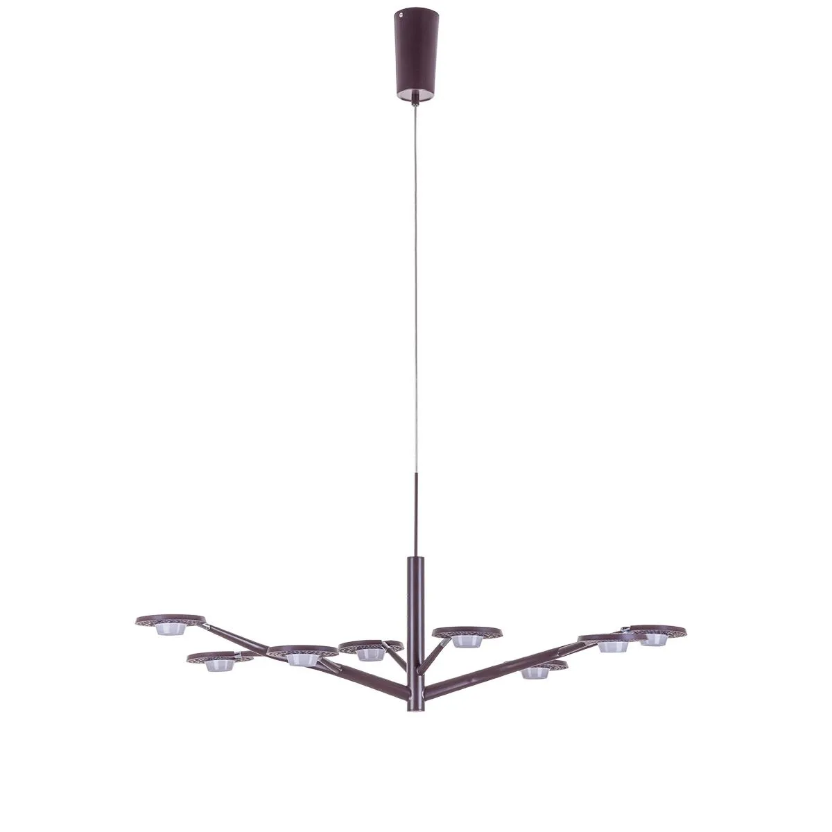 Kresyda, nowoczesna lampa wisząca, brązowa, LED, 3000K, AD16014-9 DARK COFFEE